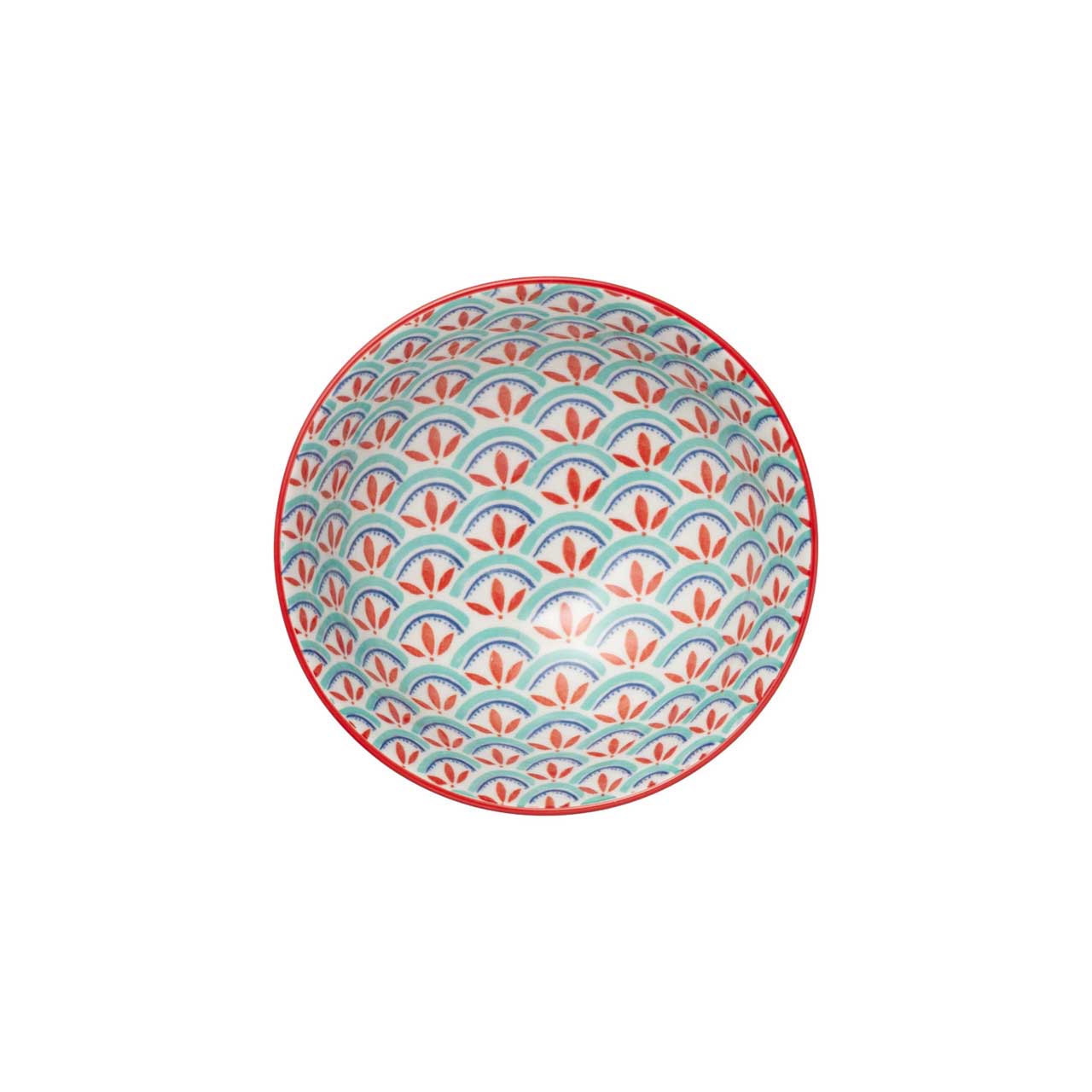 Mikasa Nibble Bowl 12X6cm Geometric Green